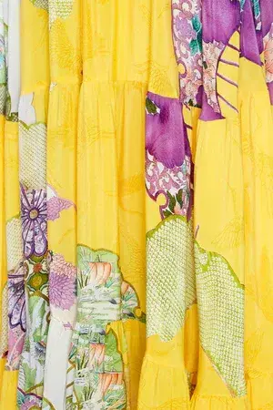 Camilla Golden Years Dress With Front Tie Detail Print Size (M) for rent on The Volte - main image