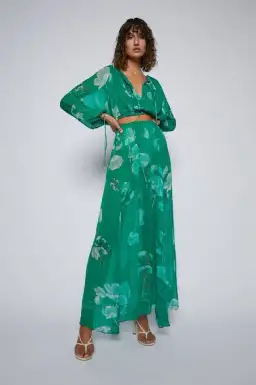 Scanlan Theodore GGT Floral Set Kelly Green Size M for rent on The Volte - image 1