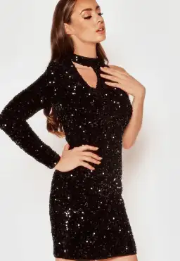 Bianca and Bridgett Catalina Mini Dress Black Size 6 for rent on The Volte - image 1