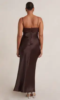 Bec & Bridge Julieta Maxi Dress in Chocolate Brown Size 14 for rent on The Volte - image 3