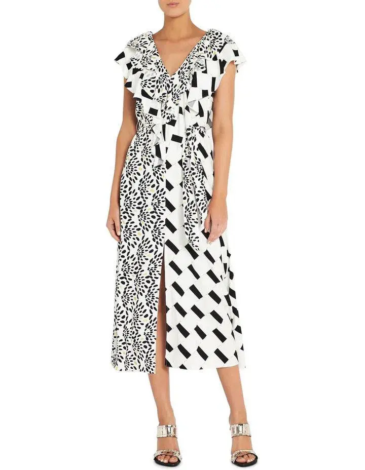 Sass & Bide After All Dress Print Size 12 for rent on The Volte - main image