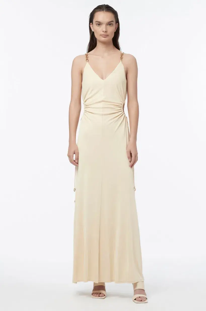 Manning Cartell Tuning In Chain Dress Yellow Size 12 for rent on The Volte - main image