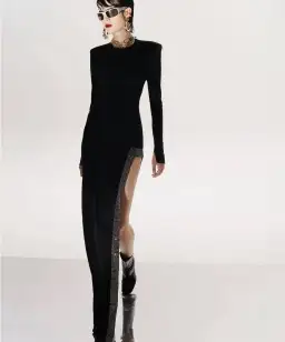 Aggi Simone Night Fall Dress Black Size 8 for rent on The Volte - image 3