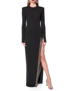 Aggi Simone Night Fall Dress Black Size 8 for rent on The Volte - image 1