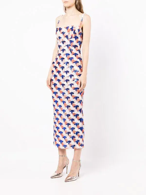 Rachel Gilbert Priya Dress Print Size AU 12 for rent on The Volte - main image