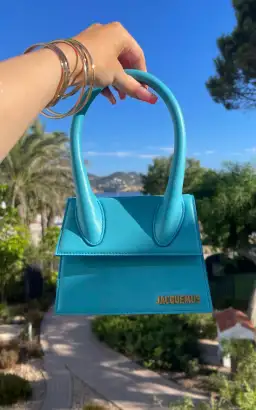 Jacquemus Le Chiquito Moyen Blue for rent on The Volte - image 1