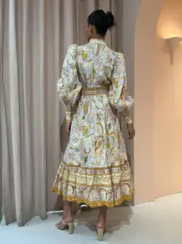 Alemais Solitaire Midi Dress Print Size 8 for rent on The Volte - image 2