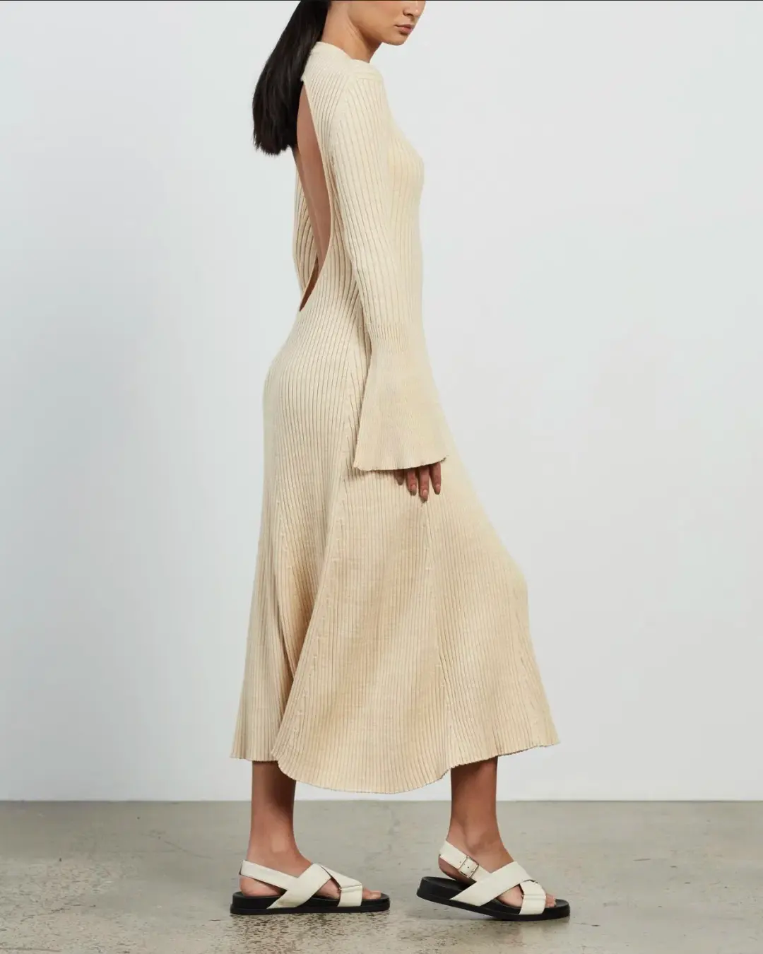 Anna Quan Isla Dress Nude Size 6 for rent on The Volte - main image