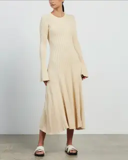 Anna Quan Isla Dress Nude Size 6 for rent on The Volte - image 1