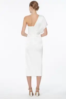 Manning Cartell Heat Asymmetric Dress White Size 10 for rent on The Volte - image 4