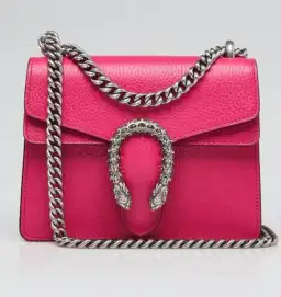 Gucci Dionysus Mini Leather Bag Pink for rent on The Volte - image 2