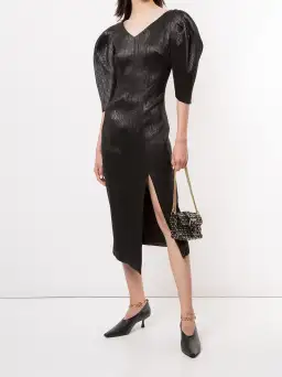 Ginger & Smart Celestial Asymmetric Dress Black Size 10 for rent on The Volte - image 1