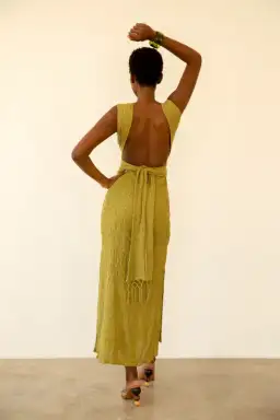 Savannah Morrow Verita Dress Agave Size 10 for rent on The Volte - image 3