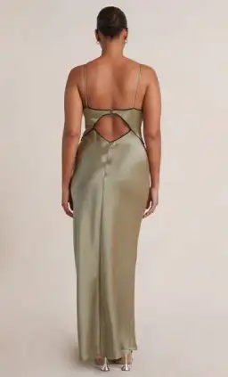 Bec & Bridge Hazel Maxi Dress Sage Green Size 6 for rent on The Volte - image 3