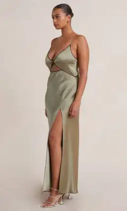 Bec & Bridge Hazel Maxi Dress Sage Green Size 6 for rent on The Volte - image 2