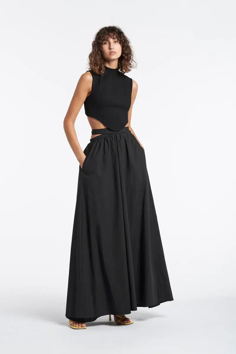 Sir the Label Signe Deconstructed Gown Black Size AU 10 for rent on The Volte - main image
