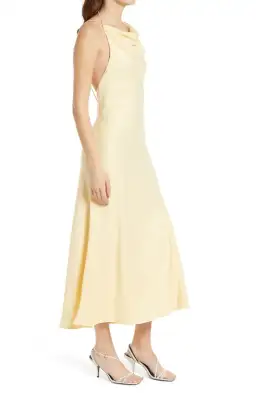 Misha Dawn Halter Dress Italian Straw Size 6 for rent on The Volte - image 2