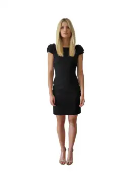 Diane Von Furstenberg Helen Mini Dress Black Size 8