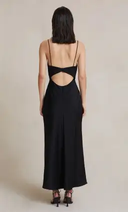 Bec & Bridge Valerie Midi Dress Black Size 8 for rent on The Volte - image 2