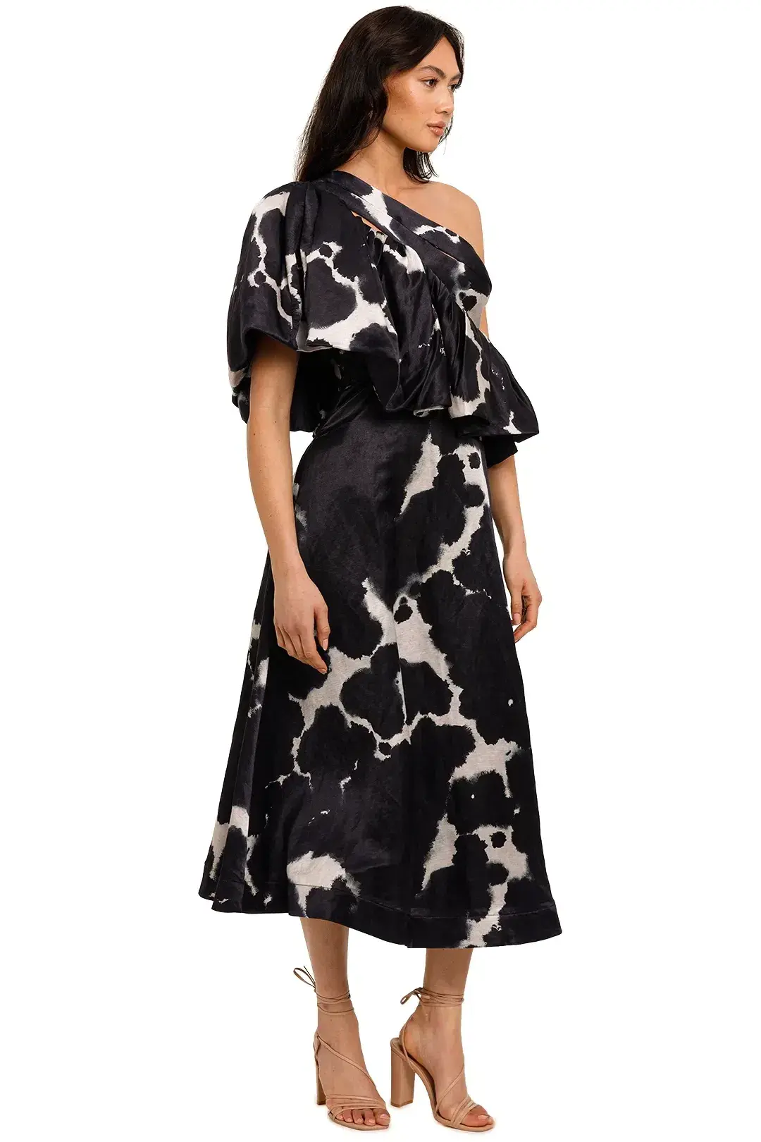 Aje Oxidised Gown Print Size 10 for rent on The Volte - main image