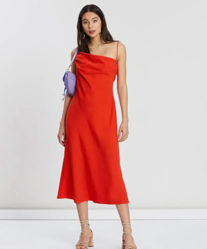 Finders Keepers Dress (Blood Orange) for rent on The Volte - main image