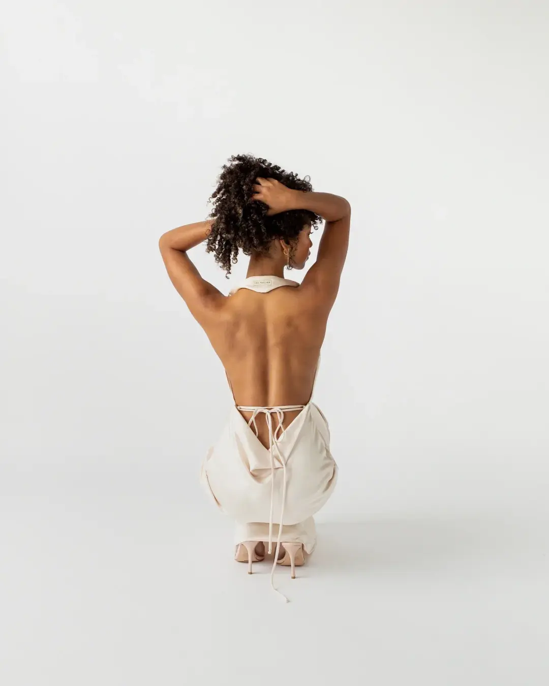 Arcina Ori Daniella Dress in Ivory Size S / AU 8 for rent on The Volte - main image