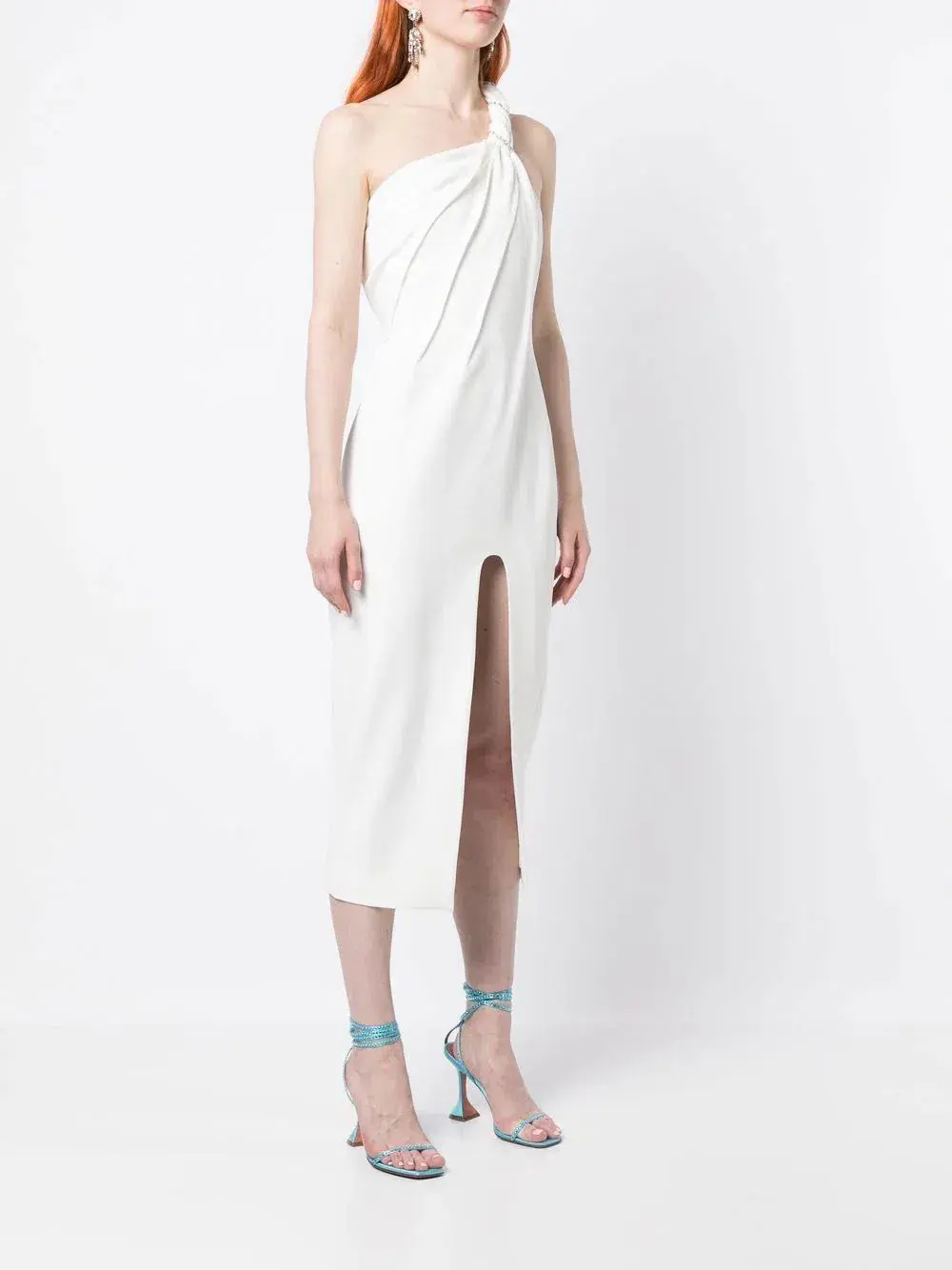 Rachel Gilbert Claudio Midi Dress Ivory Size AU 8 for rent on The Volte - main image