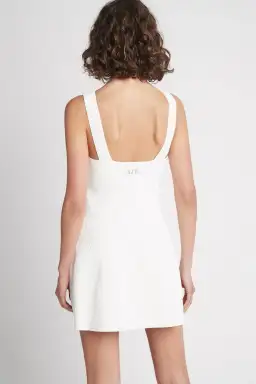 AJE Casa Mini Knit Dress Ivory Size 6 for rent on The Volte - image 4