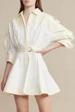 Acler Vienna Dress In Cannoli Cream Size 8