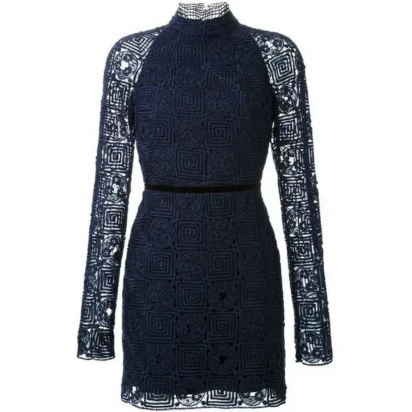 Manning Cartell Square Limits Mini Dress Navy Size 10 - Image 2