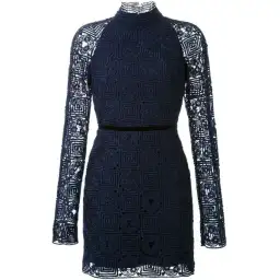 Manning Cartell Square Limits Mini Dress Navy Size 10