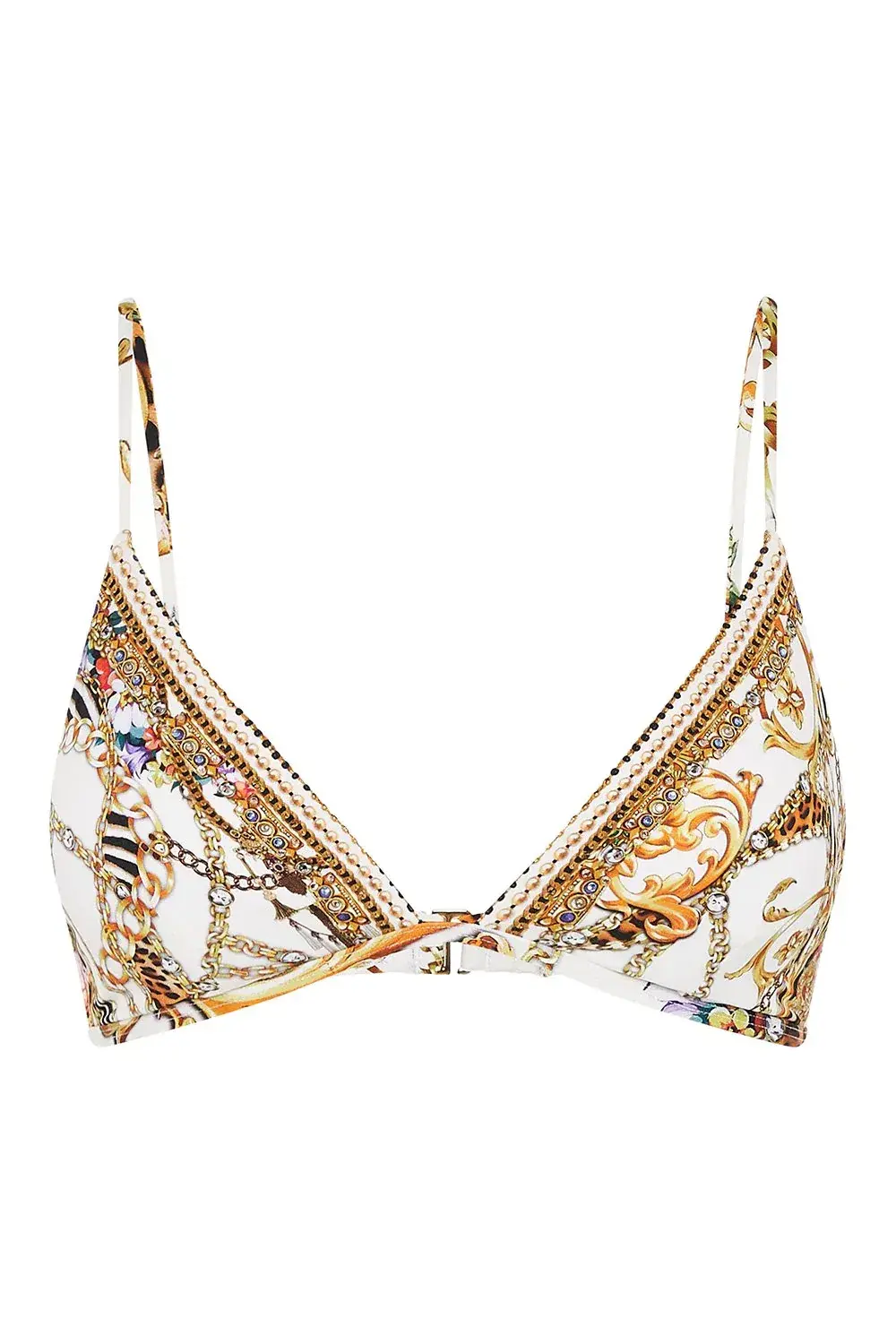 Camilla Reign Supreme Bralette & Tiered Maxi Skirt Set Size Print S/XS for rent on The Volte - main image