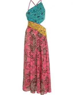 Zimmermann Lulu Asymmetric Ruched Dress Spliced Size 0P / Au 6 for rent on The Volte - image 4