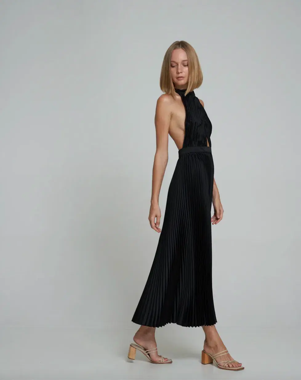 L'Idee Renaissance Gown Black Size 8 for rent on The Volte - main image