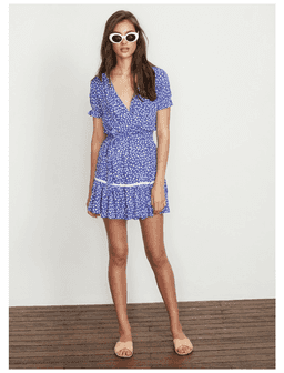 Faithfull the brand / faithful Liza dress - sunny floral print for rent on The Volte - image 1