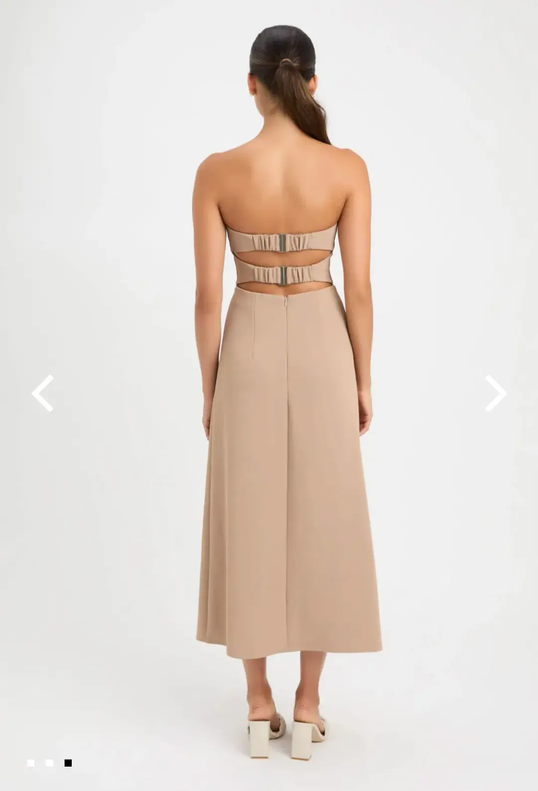 Kookai Alpha Strapless Dess Sirocco Size 6 for rent on The Volte - main image