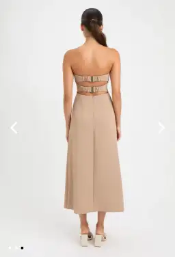 Kookai Alpha Strapless Dess Sirocco Size 6 for rent on The Volte - image 3