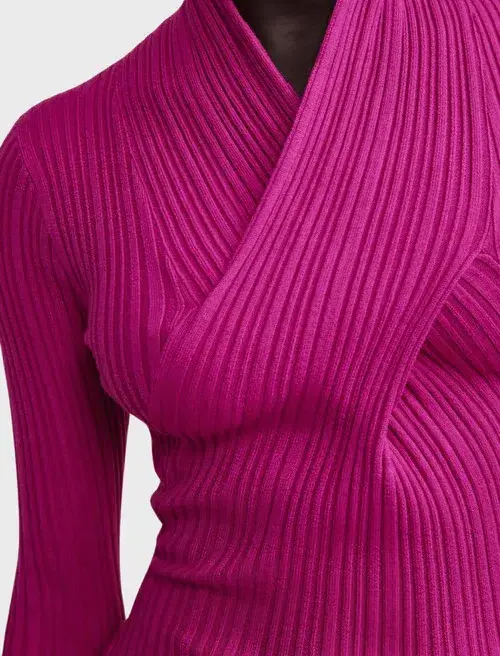 Acler Windsor Dress Pink Size 10 for rent on The Volte - main image