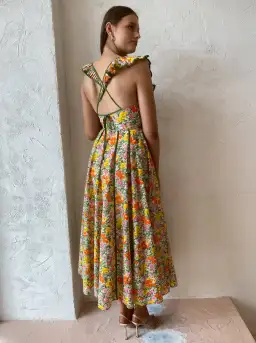 Alemais - Cabana Midi Dress Print - Size 10 for rent on The Volte - image 3