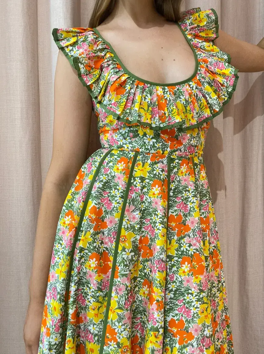 Alemais - Cabana Midi Dress Print - Size 10 for rent on The Volte - main image