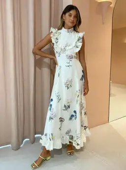 Alemais - Jules Midi Dress Print - Size 10 for rent on The Volte - image 1