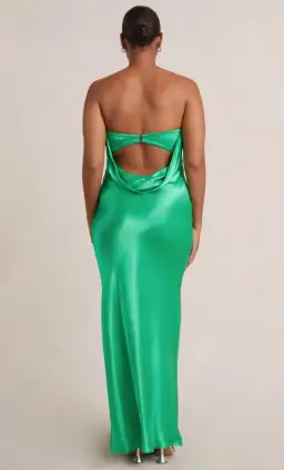 Bec & Bridge Moon Dance Strapless Dress Emerald Green Size 8 for rent on The Volte - image 4