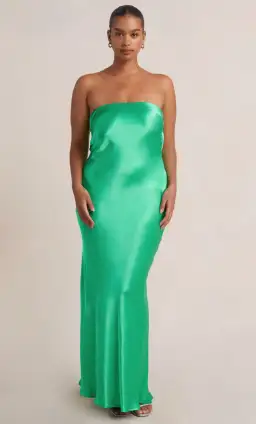 Bec & Bridge Moon Dance Strapless Dress Emerald Green Size 8 for rent on The Volte - image 5