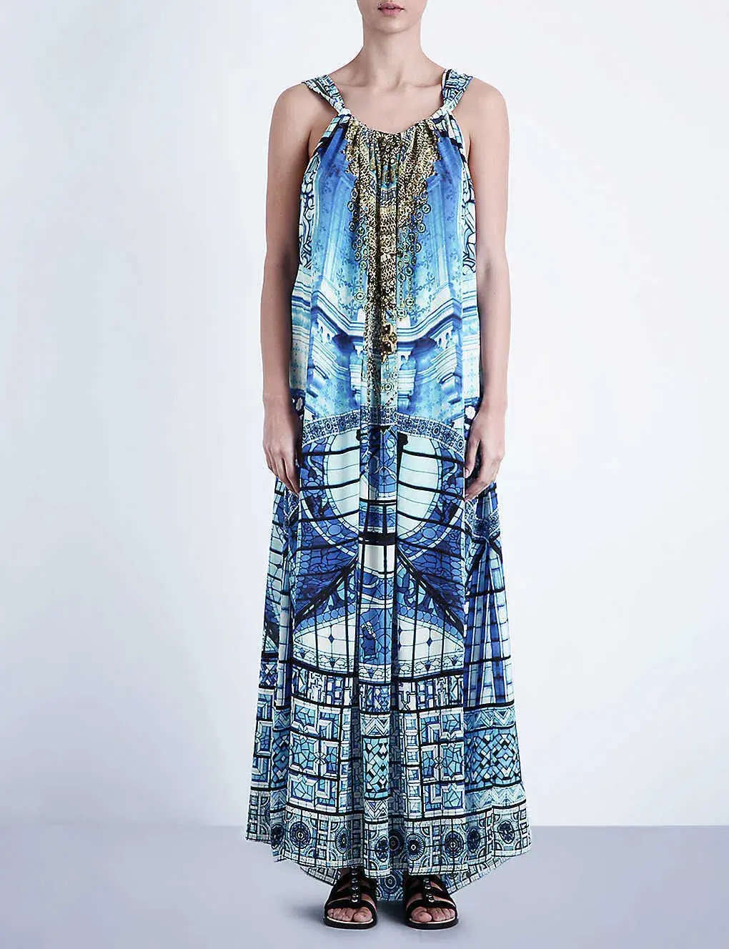 Camilla Power Of Prayer Drawstring Dress Print One Size for rent on The Volte - main image