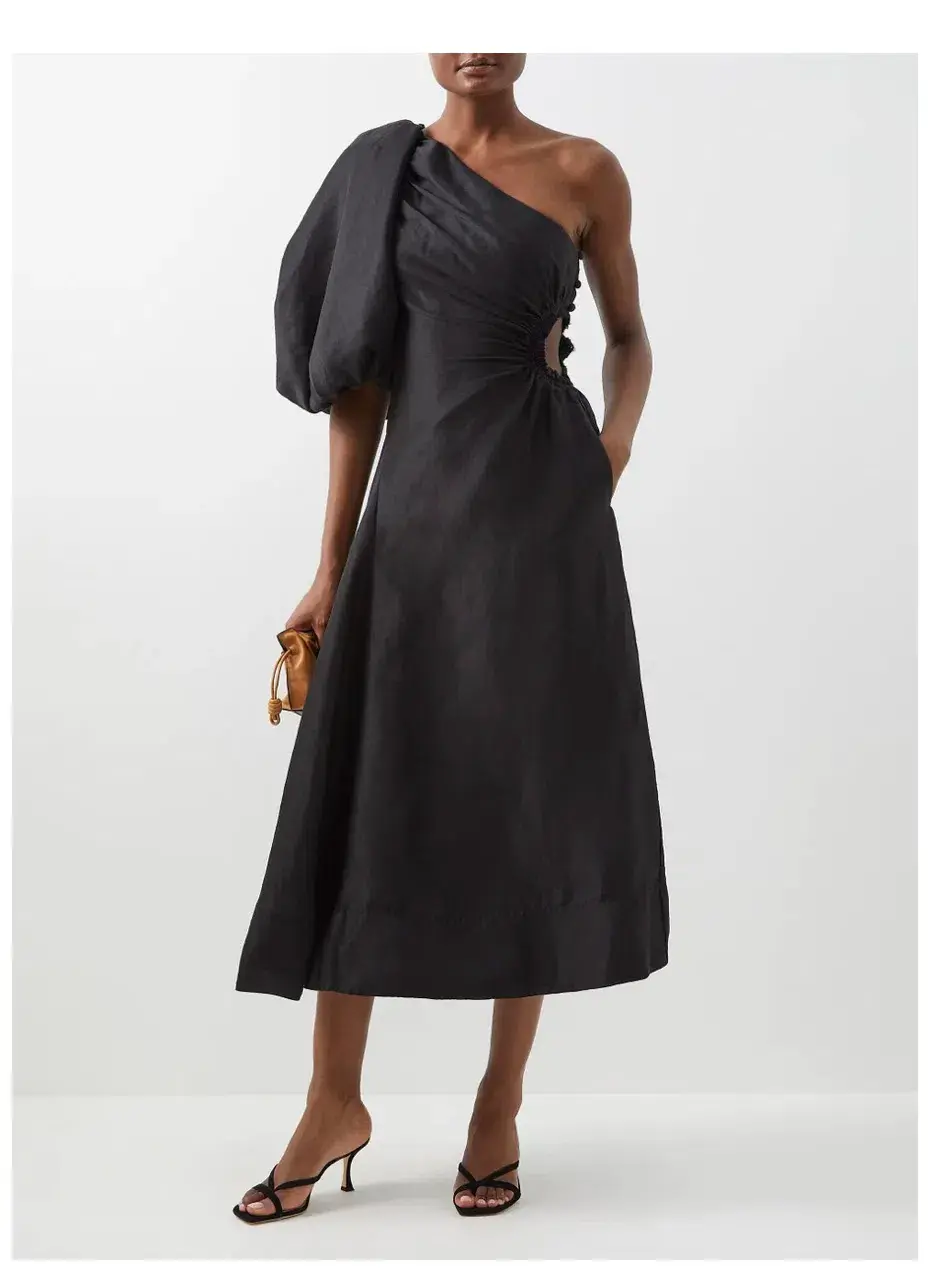 Aje Concept Dress Black Size 6 for rent on The Volte - main image