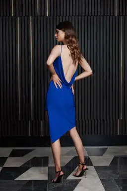 Derma Department Anya Dress Blue Size 8 for rent on The Volte - image 7