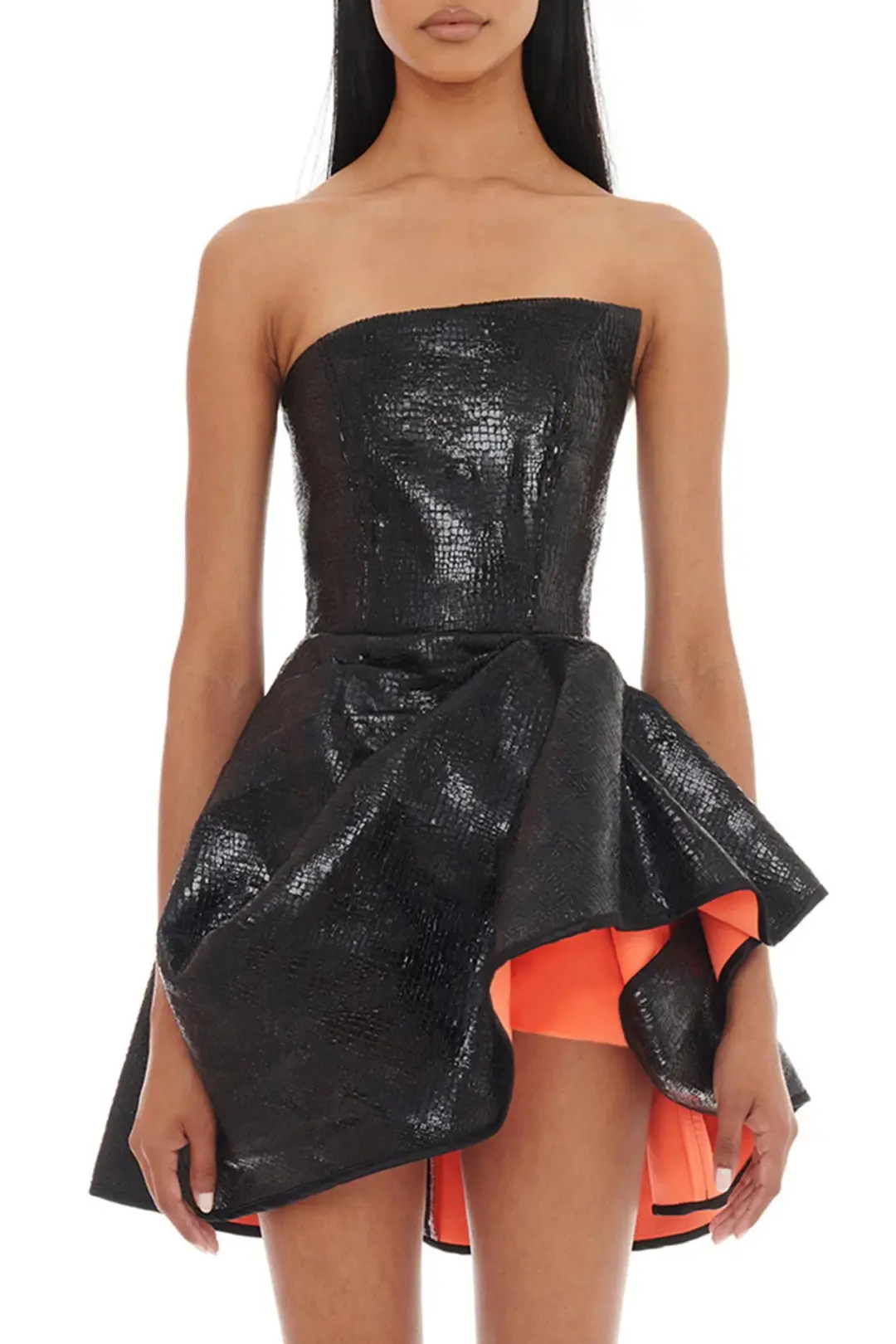 Eliya the Label Emma Mini Dress Black Size S/Au 8 for rent on The Volte - main image