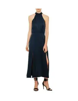 Zimmermann Sueded Picnic Dress Navy Size 8