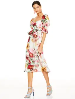 Talulah Garland Midi Floral Dress Print Size S for rent on The Volte - image 2