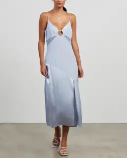 Vestire Palm Beach Midi Dress Blue Size 14 for rent on The Volte - image 5